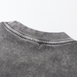 Camiseta vintage lavada, cuadrada y pesada, 8.25 oz