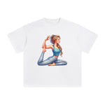 Yoga Mom Comic Graphic Tee-INNBLAC Fashion Apparel