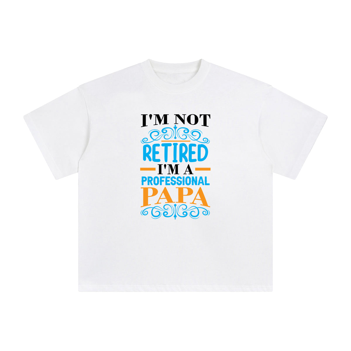 Papa Quote Aesthetic Graphic Tee-INNBLAC Fashion Apparel