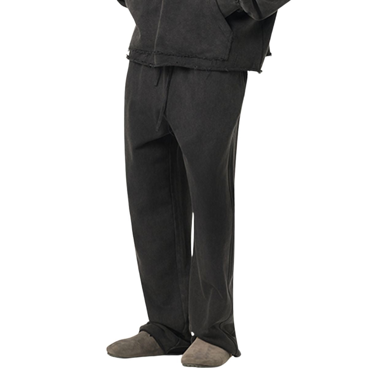 Raw Edge Heavyweight Washed Cotton Sweatpants