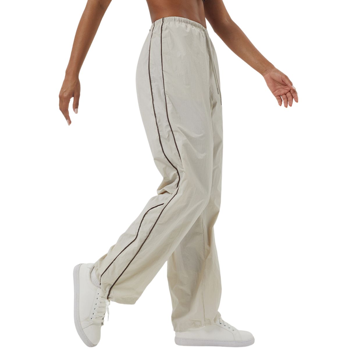 Women's Solid Relaxed-Fit Track Pants