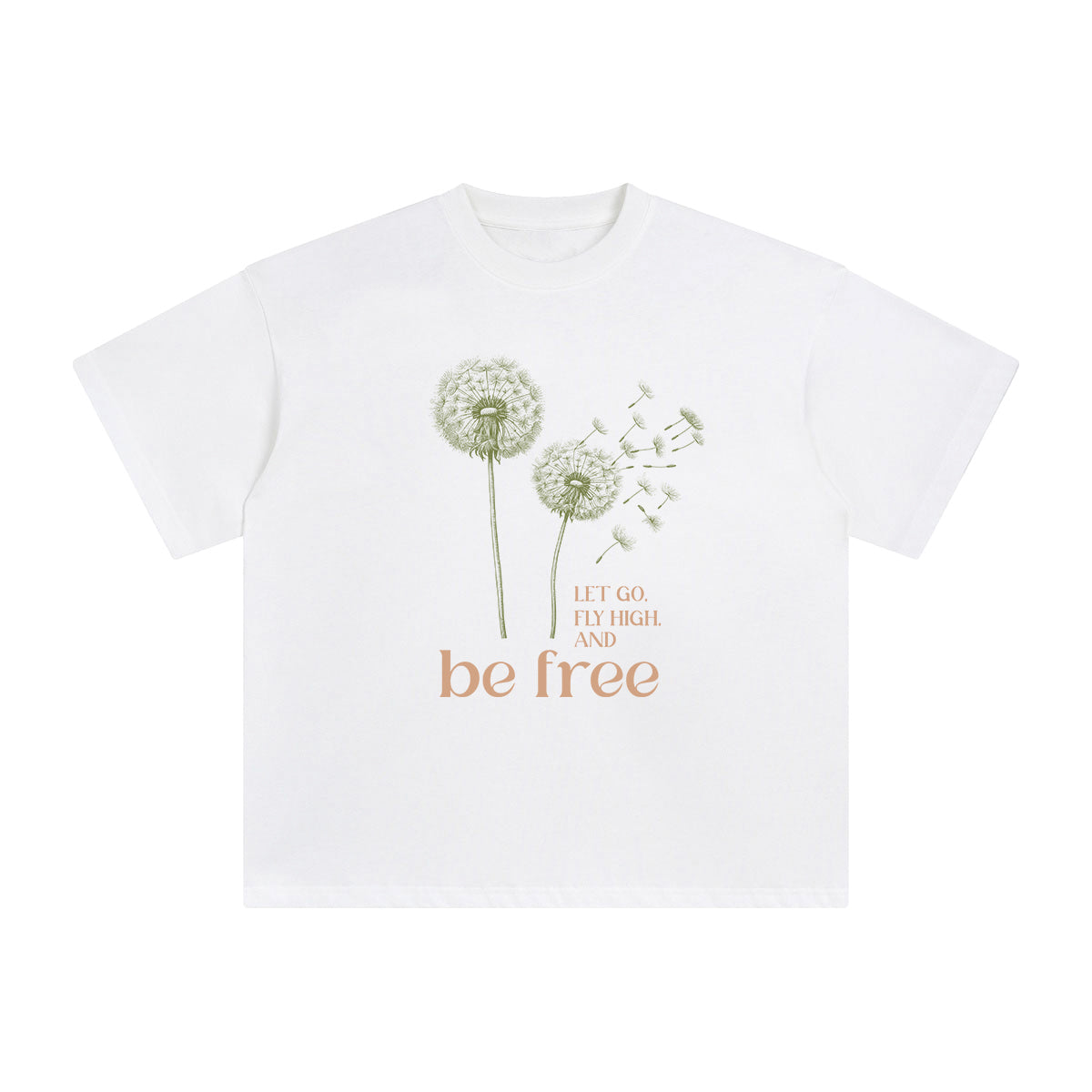 Free Dandelion Graphic Tee-INNBLAC Fashion Apparel