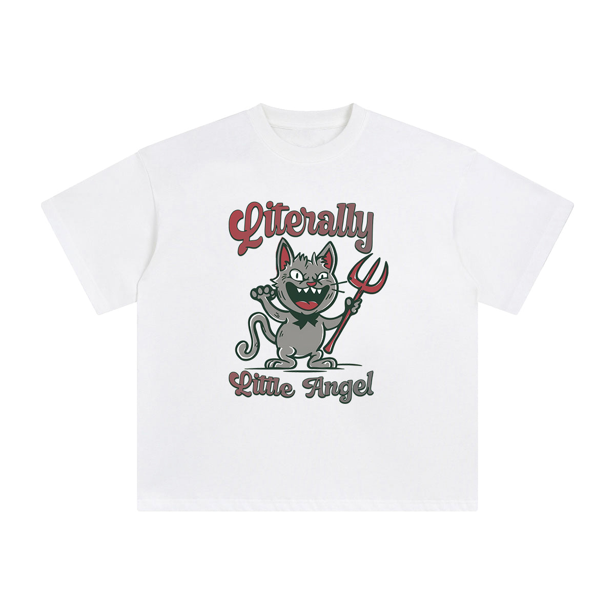 Literally Little Angel Graphic Tee-INNBLAC Fashion Apparel
