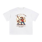 Dad & Son Playing Baseball Graphic Tee-INNBLAC Fashion Apparel