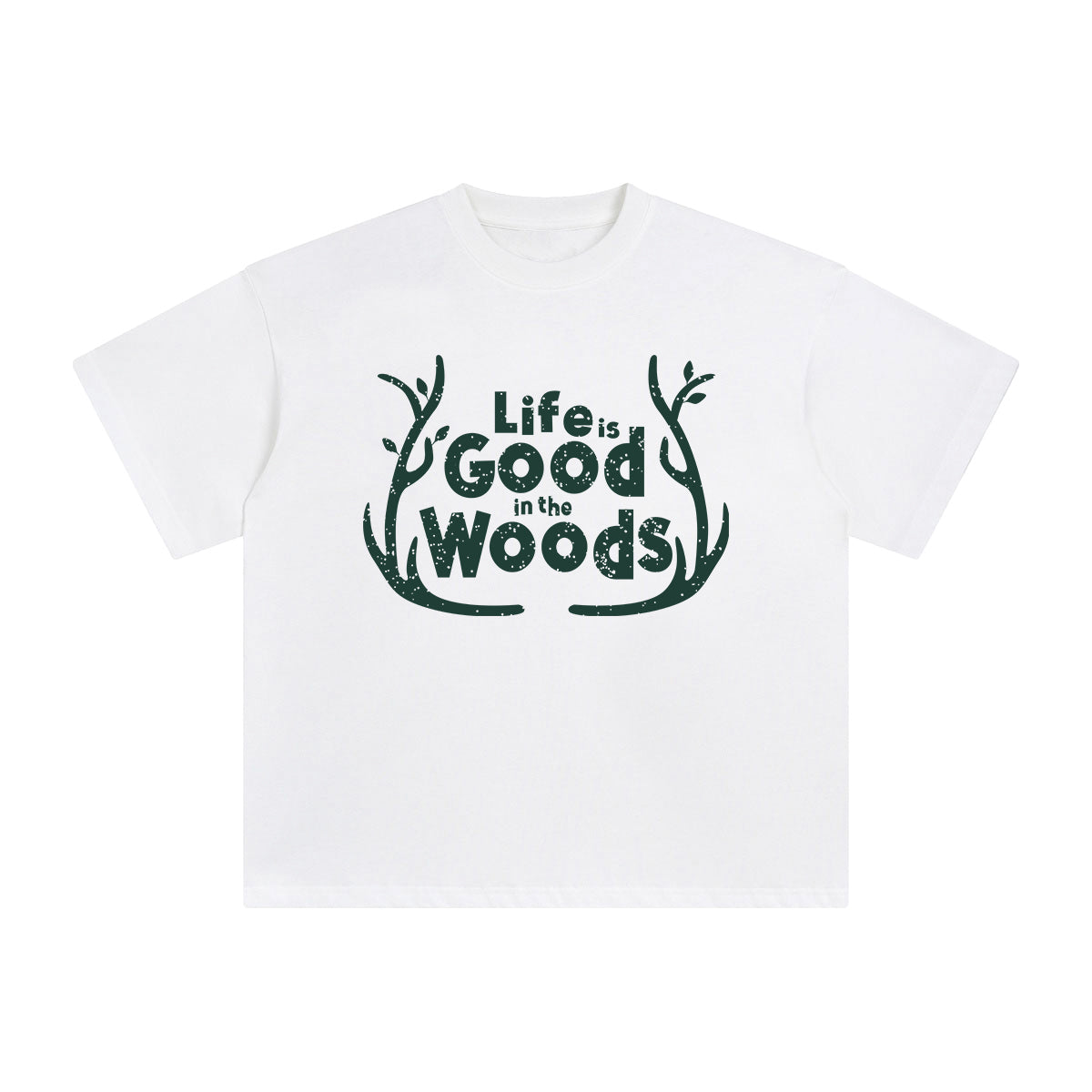 Life Is Good In The Woods Graphic Tee-INNBLAC Fashion Apparel