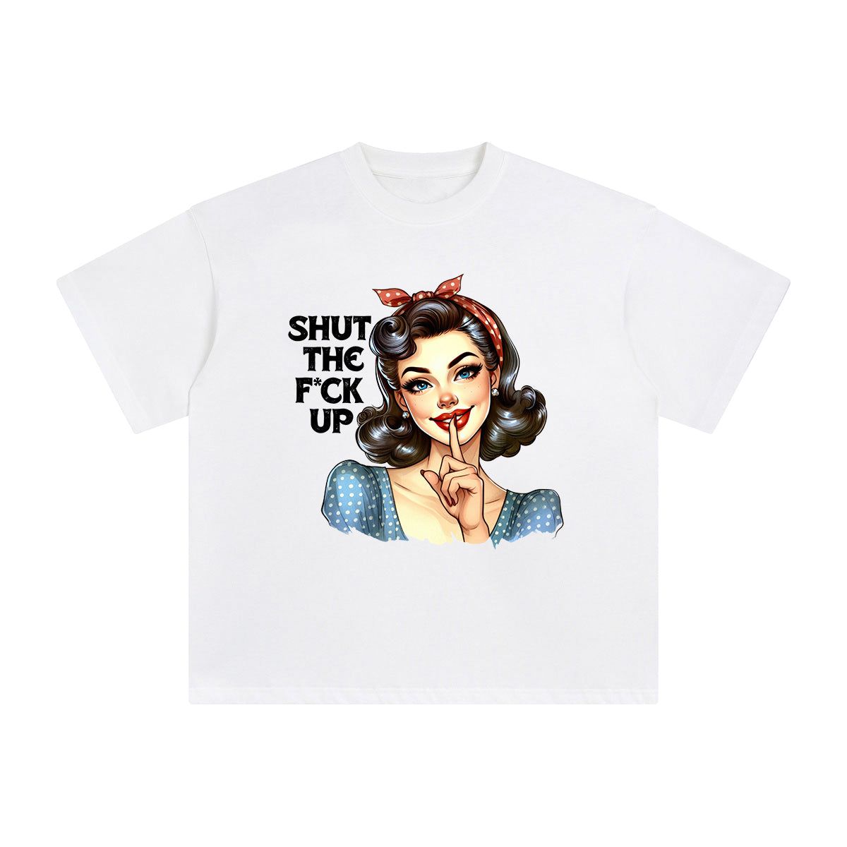 Shut The Fuck lt Graphic Tee-INNBLAC Fashion Apparel