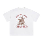 Skeleton Reading Book Graphic Tee-INNBLAC Fashion Apparel