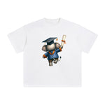 Graduation Elephant Graphic Tee-INNBLAC Fashion Apparel