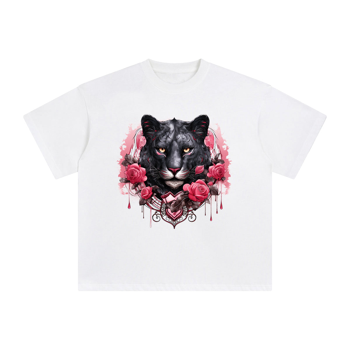 Panther Graphic Tee-INNBLAC Fashion Apparel
