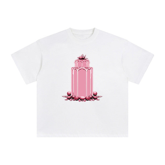 Cake Graphic Tee-INNBLAC Fashion Apparel