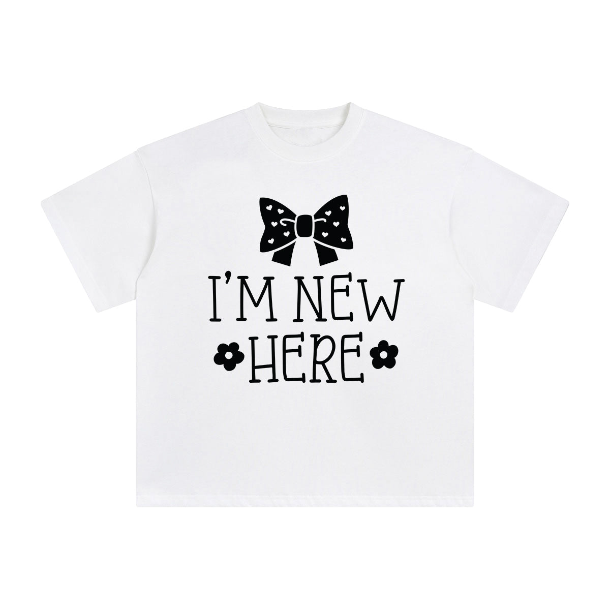 I'm New Here Graphic Tee-INNBLAC Fashion Apparel