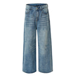 Vintage Faded Wide Leg Jeans