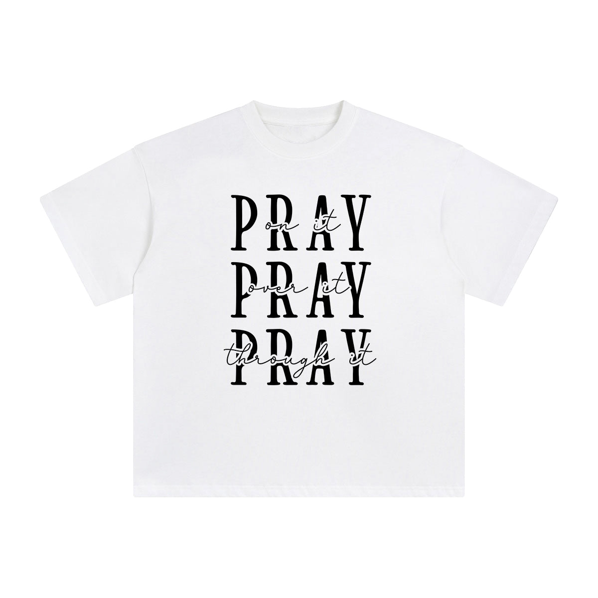 Pray Graphic Tee-INNBLAC Fashion Apparel