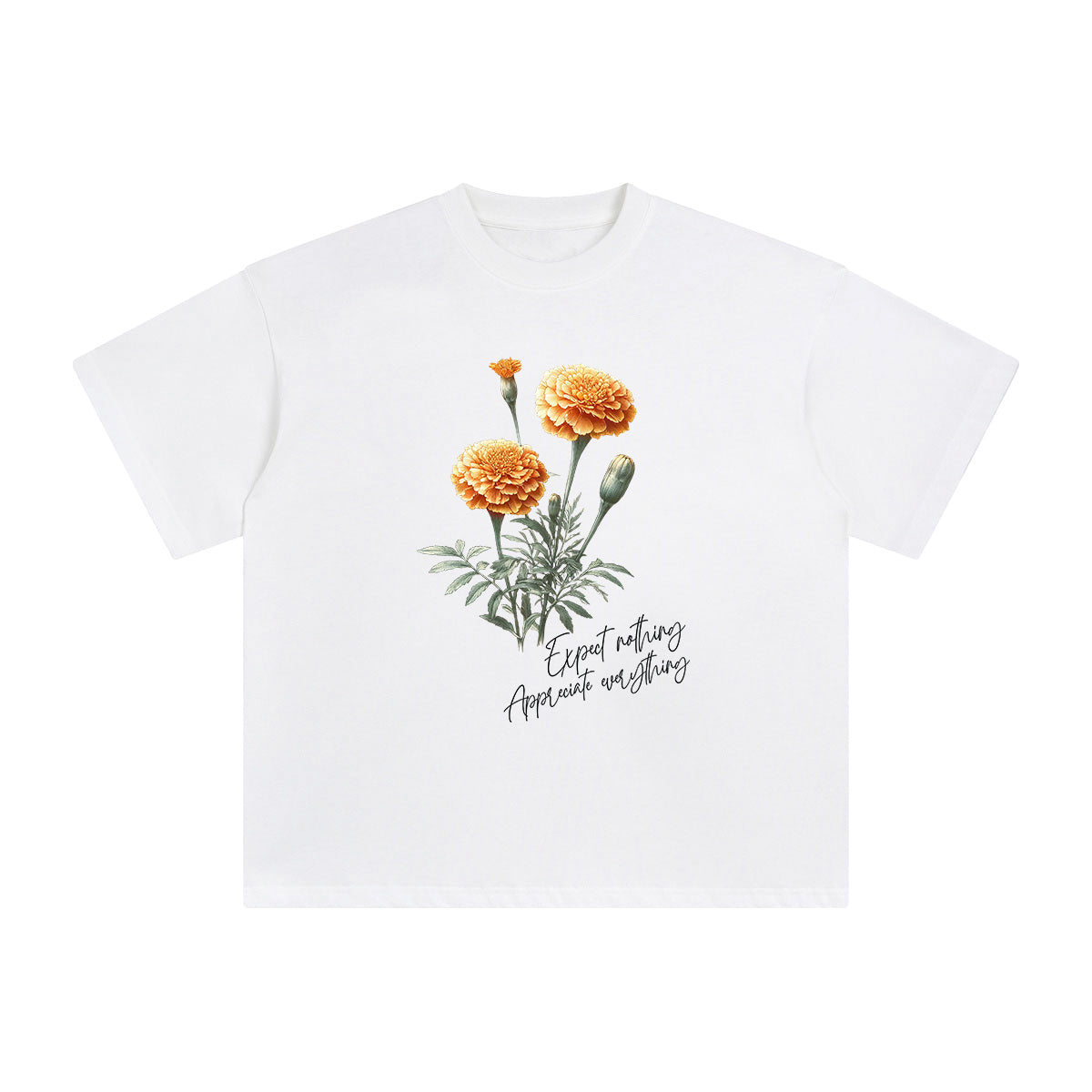 Marigold Graphic Tee-INNBLAC Fashion Apparel