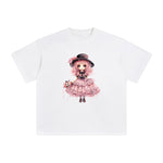 Pink Doll Graphic Tee-INNBLAC Fashion Apparel