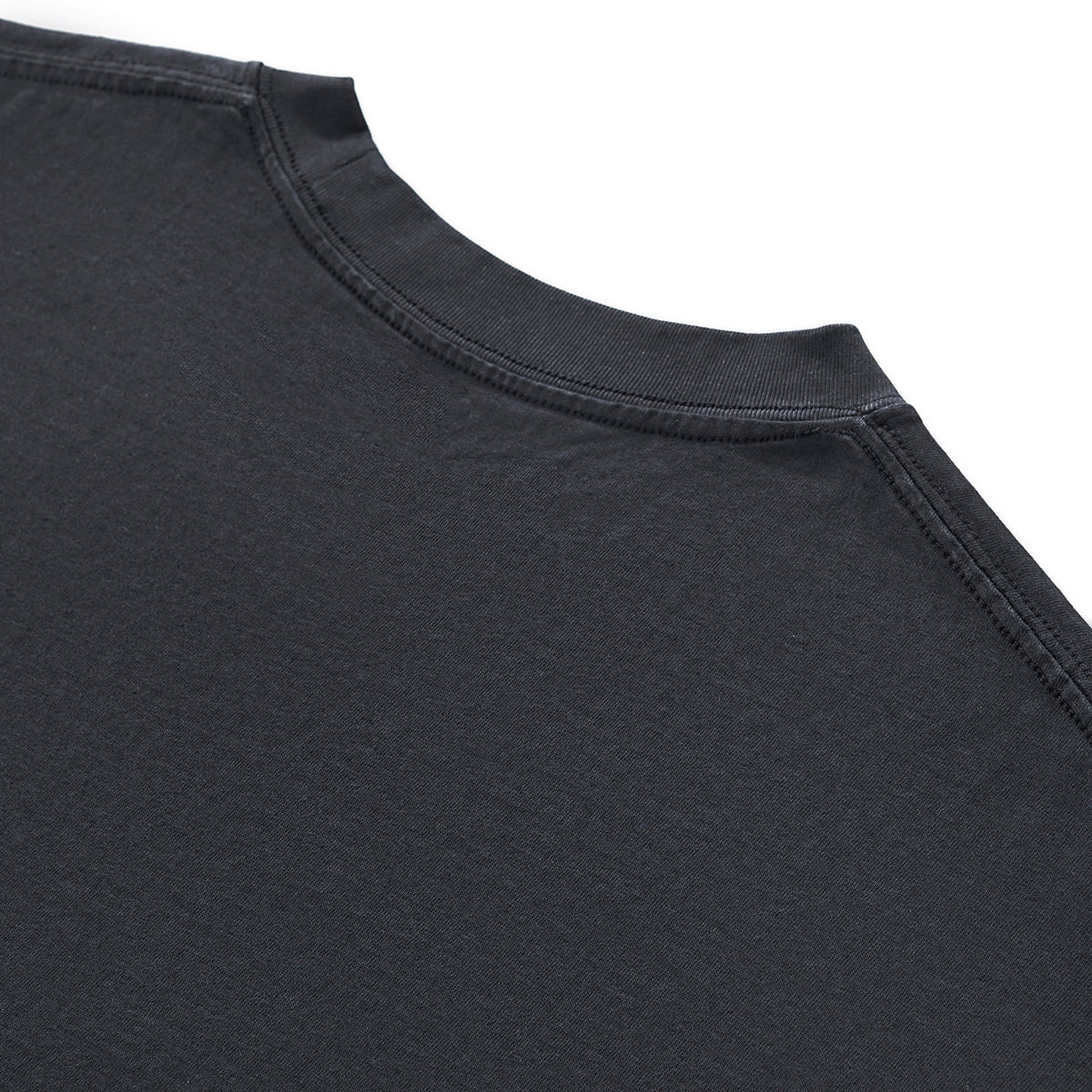 Crew Neck Washed Cotton T Shirt 7.8oz