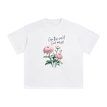 Chrysanthemum Graphic Tee-INNBLAC Fashion Apparel