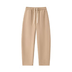 Old‑Money Thick Warm Drawstring Scimitar Wide‑Leg Pants