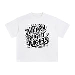 Merry And Bright Nights Graphic Tee-INNBLAC Fashion Apparel