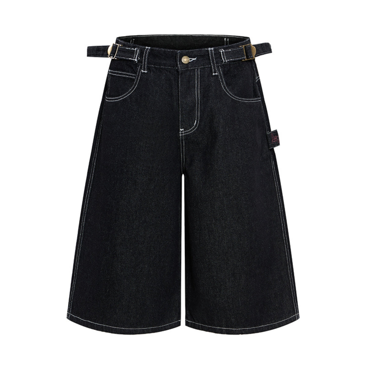 Bermudas con lavado vintage y salpicaduras de tinta