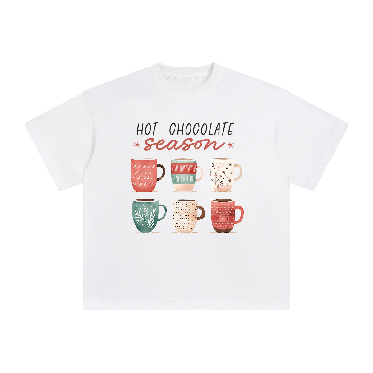 Hot Chocolate Season Graphic Tee-INNBLAC Fashion Apparel