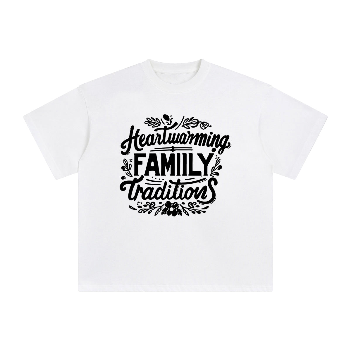 Heartwarming Family Traditions Graphic Tee-INNBLAC Fashion Apparel