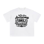 Heartwarming Family Traditions Graphic Tee-INNBLAC Fashion Apparel