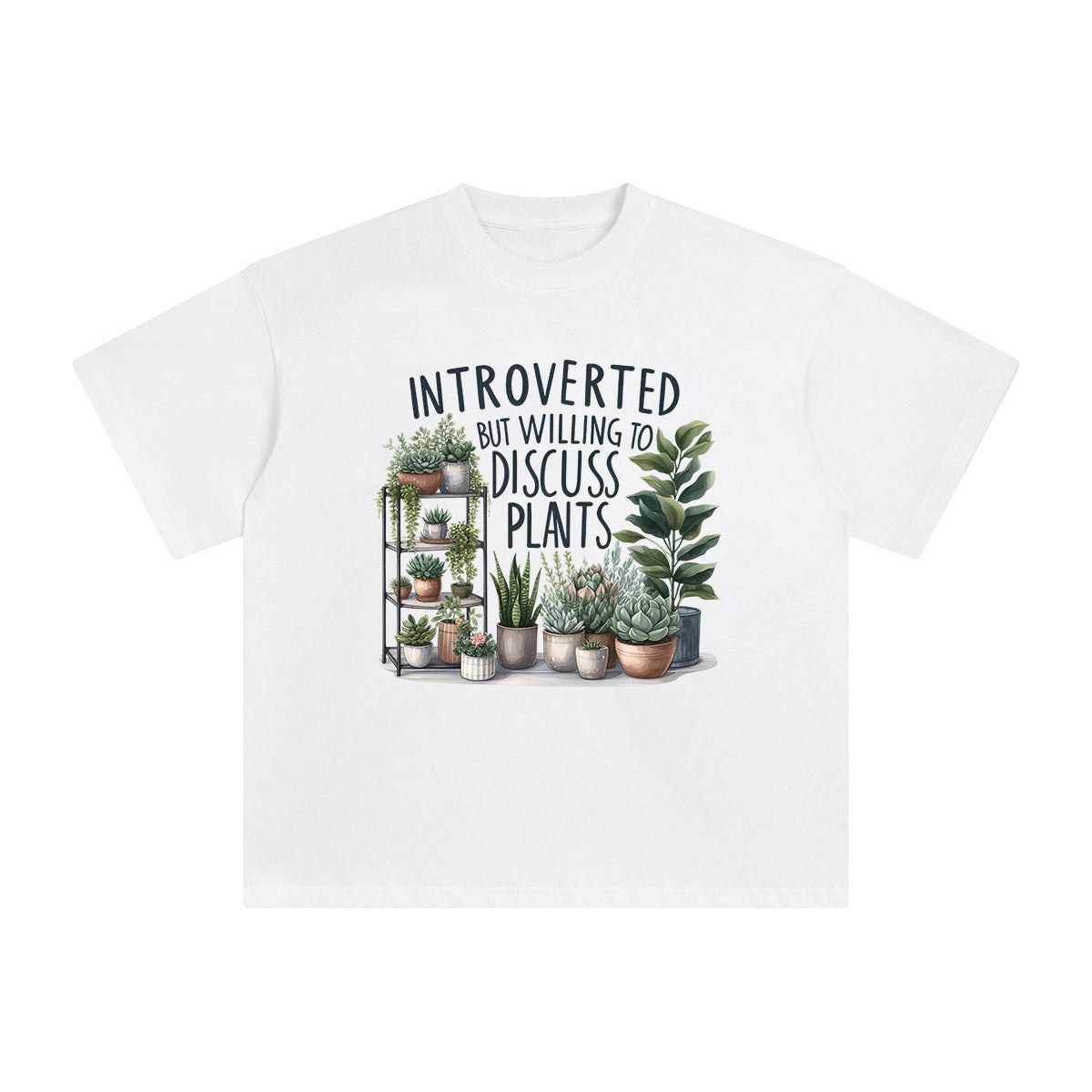 Gardening Potted Plants Graphic Tee-INNBLAC Fashion Apparel