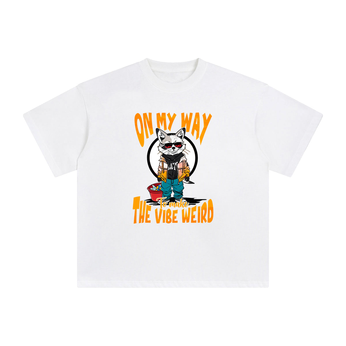 On My Way To Make The Vibe Weird Graphic Tee-INNBLAC Fashion Apparel