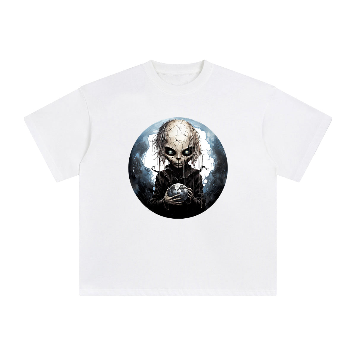 Goth Alien Graphic Tee-INNBLAC Fashion Apparel