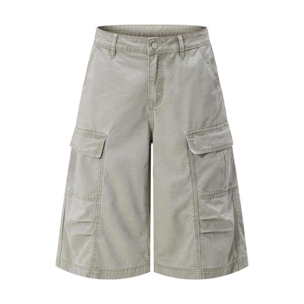 Bermudas con lavado vintage y salpicaduras de tinta