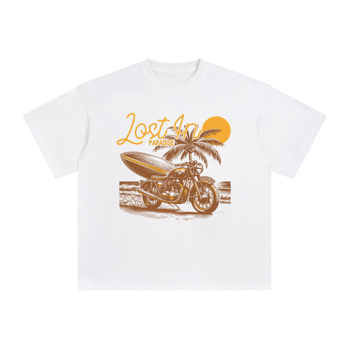 Lost In Paradise Graphic Tee-INNBLAC Fashion Apparel