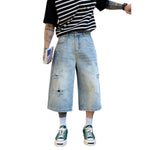 Bermudas con lavado vintage y salpicaduras de tinta