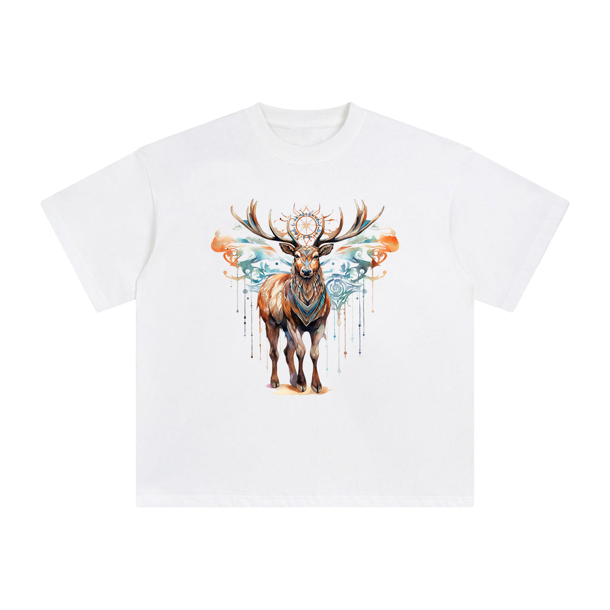 Elk Graphic Tee-INNBLAC Fashion Apparel