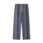 Vintage Washed Heavyweight Drawstring Wide Leg Casual Pants