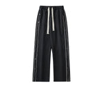 Side Snap Straight Leg Pants-INNBLAC Fashion Apparel
