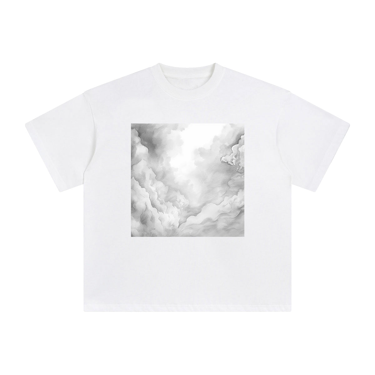 Watercolor Background Graphic Tee-INNBLAC Fashion Apparel