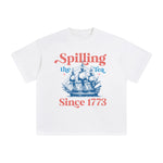 Spilling The Tea Since 1773 Graphic Tee-INNBLAC Fashion Apparel