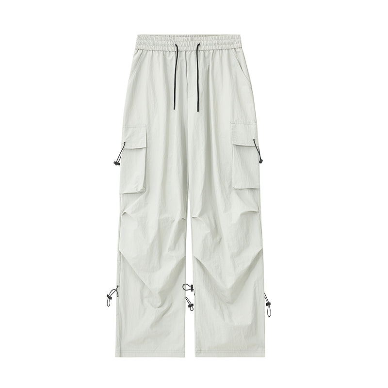 Relaxed Fit Nylon Cargo Pants