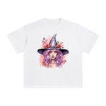Pink Witch Graphic Tee-INNBLAC Fashion Apparel