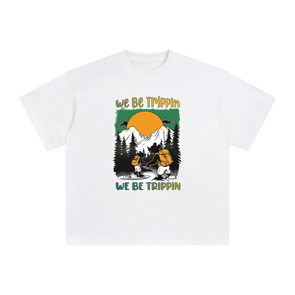 We Be Trippin Graphic Tee-INNBLAC Fashion Apparel