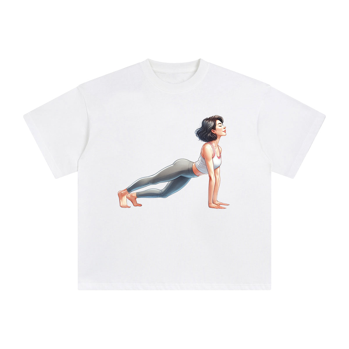 Yoga Mom Comic Graphic Tee-INNBLAC Fashion Apparel