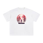 Valentine Lovers Globe Graphic Tee-INNBLAC Fashion Apparel