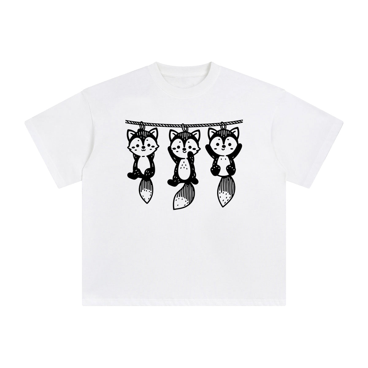 Fox Graphic Tee-INNBLAC Fashion Apparel