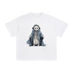 Ghost Cat Graphic Tee-INNBLAC Fashion Apparel