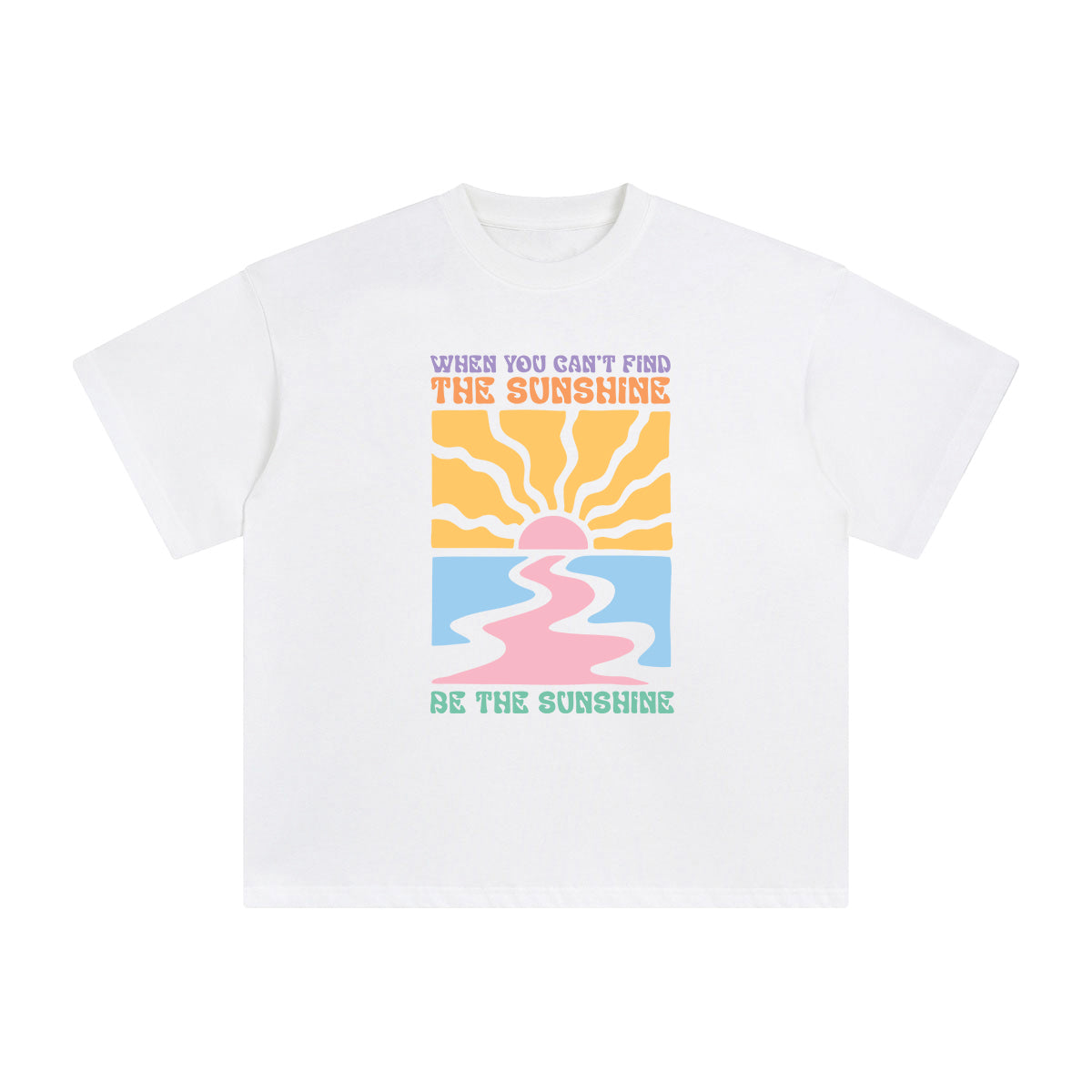 Boho Summer Abstract Graphic Tee-INNBLAC Fashion Apparel