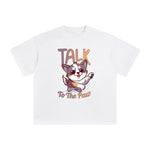 Talk To The Paw Graphic Tee-INNBLAC Fashion Apparel