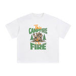 This Campfire Is On Fire Graphic Tee-INNBLAC Fashion Apparel