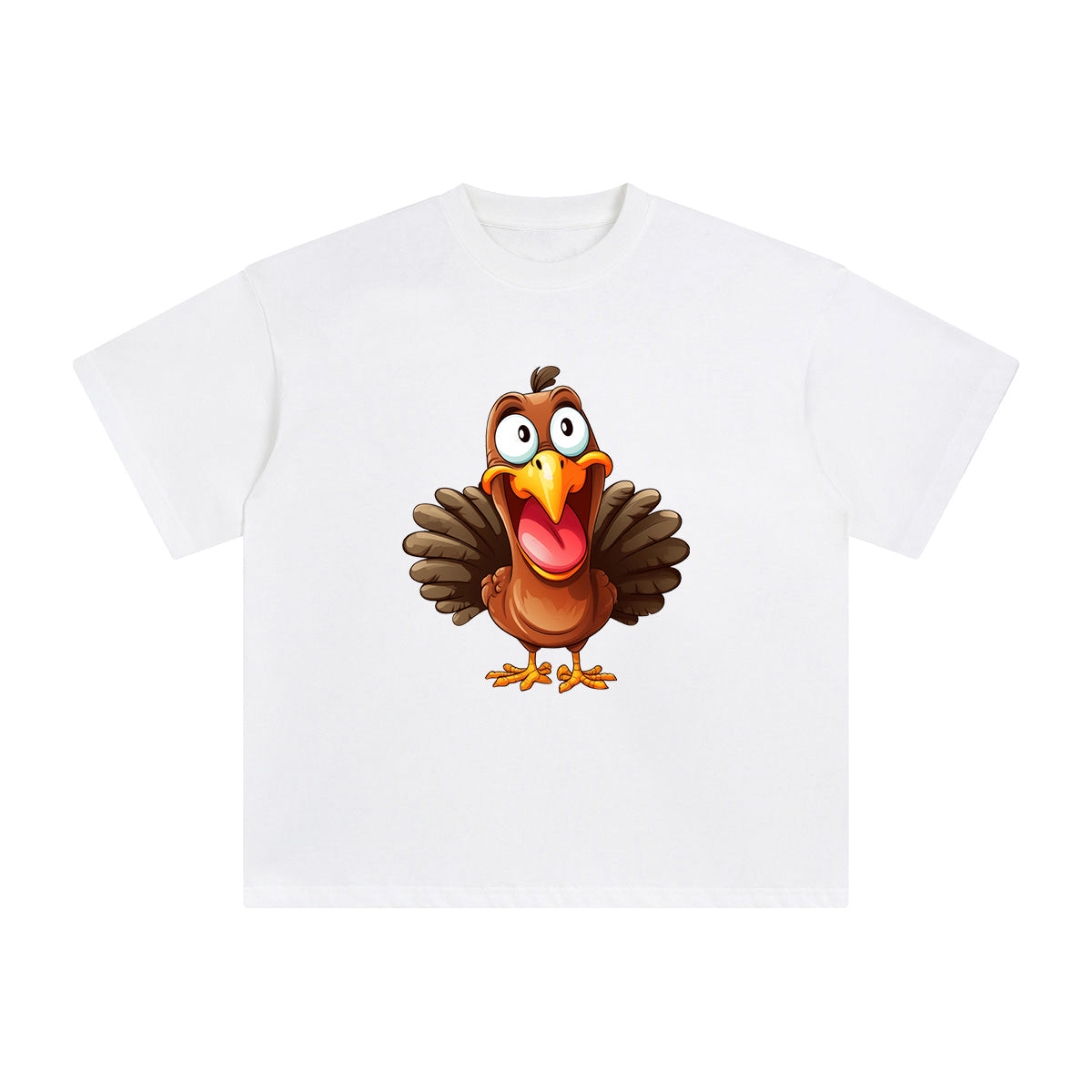 Funny Turkey Graphic Tee-INNBLAC Fashion Apparel