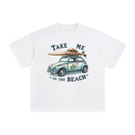 Take Me To The Beach Car Graphic Tee-INNBLAC Fashion Apparel